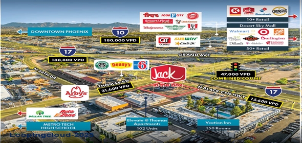 2440 W Thomas Rd Phoenix Arizona, 85015 | Jack in the Box