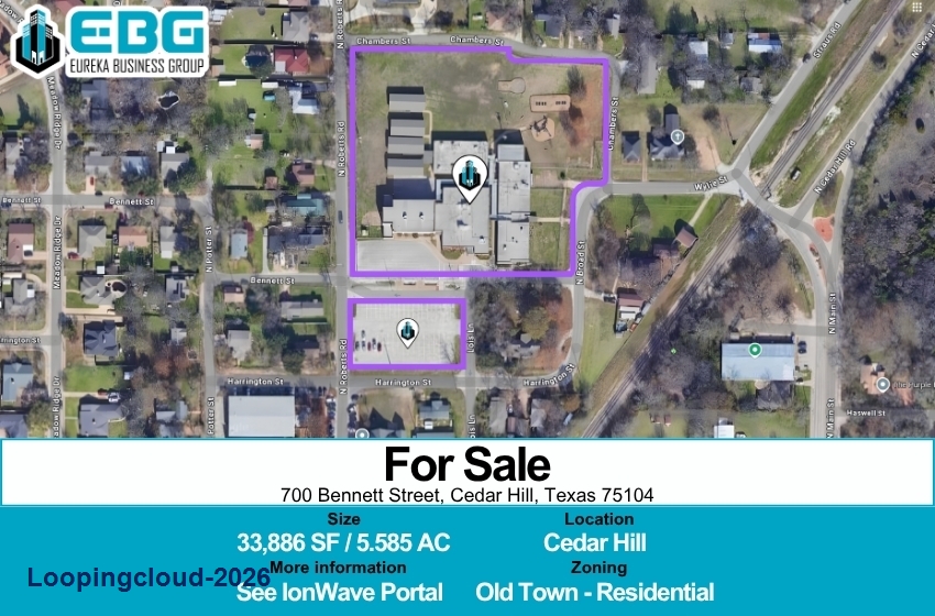 Cedar Hill Residential Land For Sale - 700 Bennett Street Cedar Hill, Texas