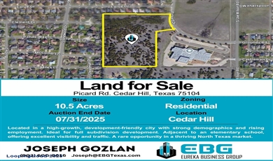 Picard Rd. Cedar Hill, Texas 75104 , Cedar Hill Texas                                                                                                75104