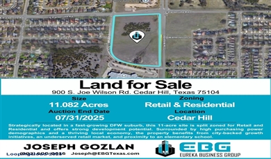 900 S. Joe Wilson Rd. Cedar Hill, Texas 75104 , Cedar Hill Texas                                                                                                75104