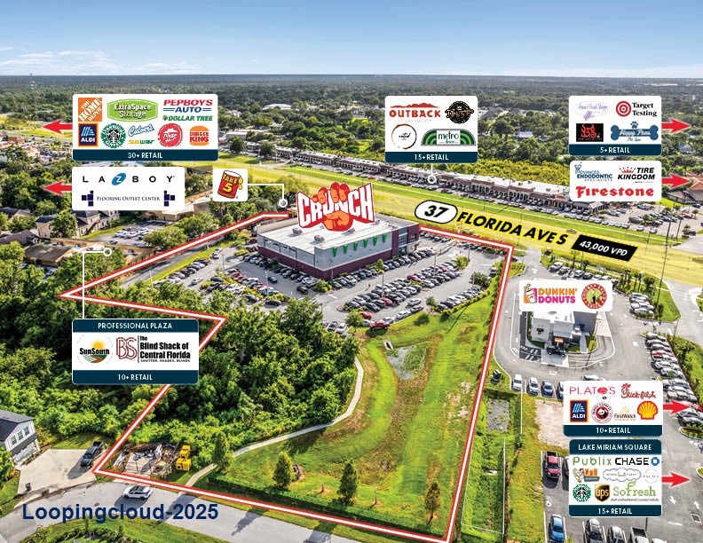Crunch Fitness Investment For Sale | 10+ Years Remaining | Lakeland, FL