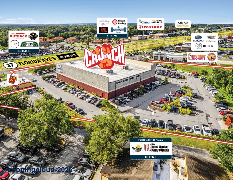 Crunch Fitness Investment For Sale | 10+ Years Remaining | Lakeland, FL