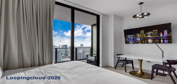 601 Ne 1 St unit #5010 Miami Florida, 33132 | Beautiful  Studio Aparment