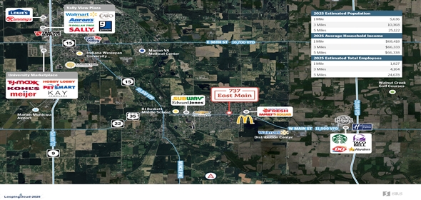 737-787 E. Main St Gas City Indiana, 46933 | Gas City, IN - Multi-Tenant Office