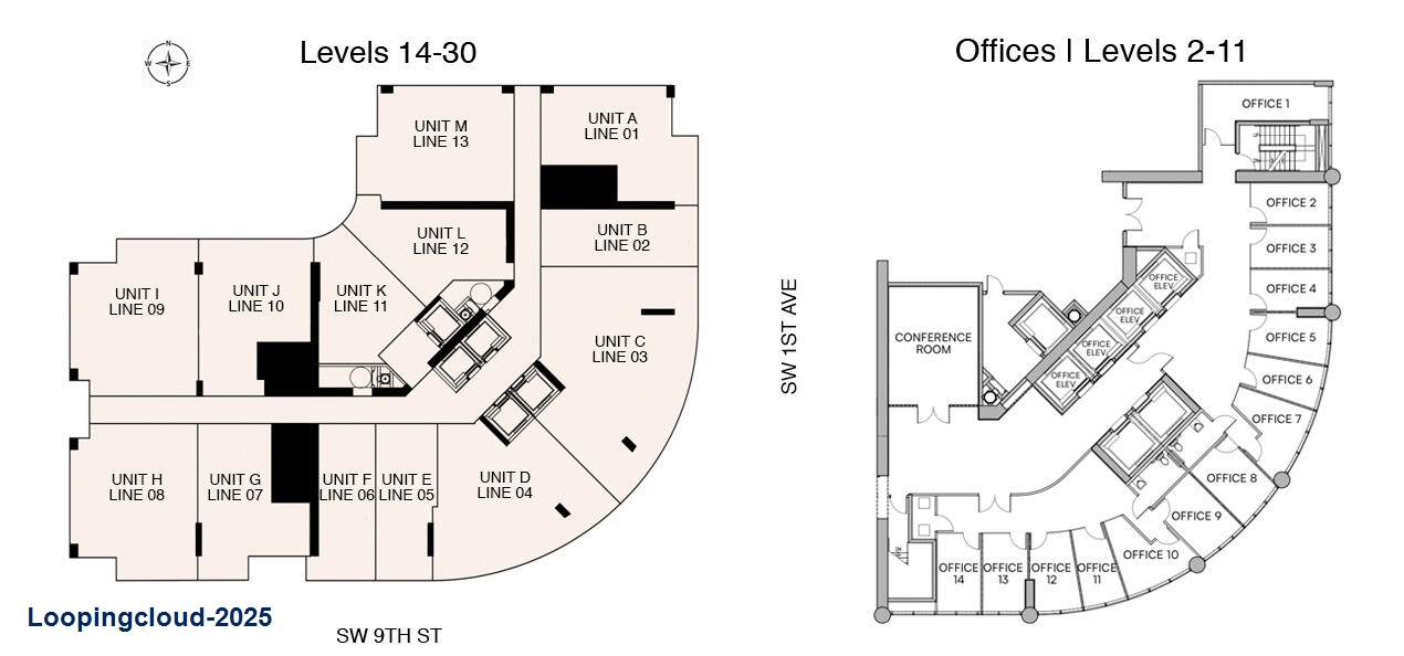 One Twenty Brickell Residences - 1 Bed