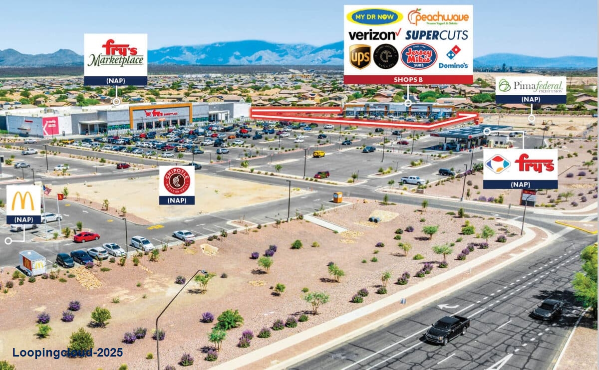 Gladden Farms | Grocery Anchored Shops & Outparcel Marana Arizona 85653