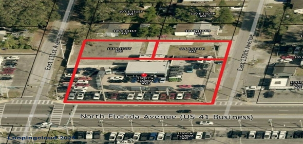 13001 N Florida Ave Tampa Florida, 33612 | High Visibility Turn-key Auto Dealership on N Florida Ave.