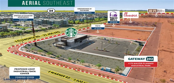 4418 S Ellsworth Rd Mesa Arizona, 85212 | Starbucks | Brand New Construction