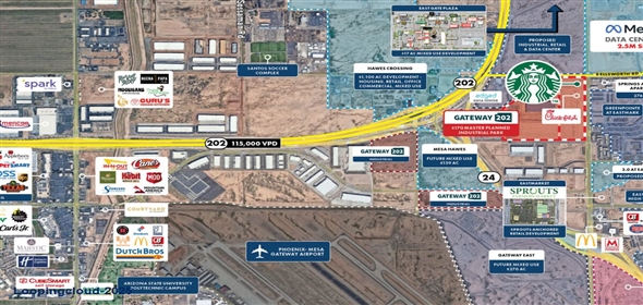 4418 S Ellsworth Rd Mesa Arizona, 85212 | Starbucks | Brand New Construction