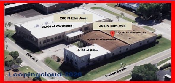 200 & 204 N. Elm Ave , Sanford, FL 32771 Sanford Florida, 32771 | Office/Warehouse Opportunity in Sanford, FL