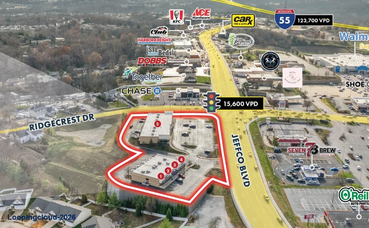 Ridgecrest Crossing Shops in Arnold Missouri 63010
