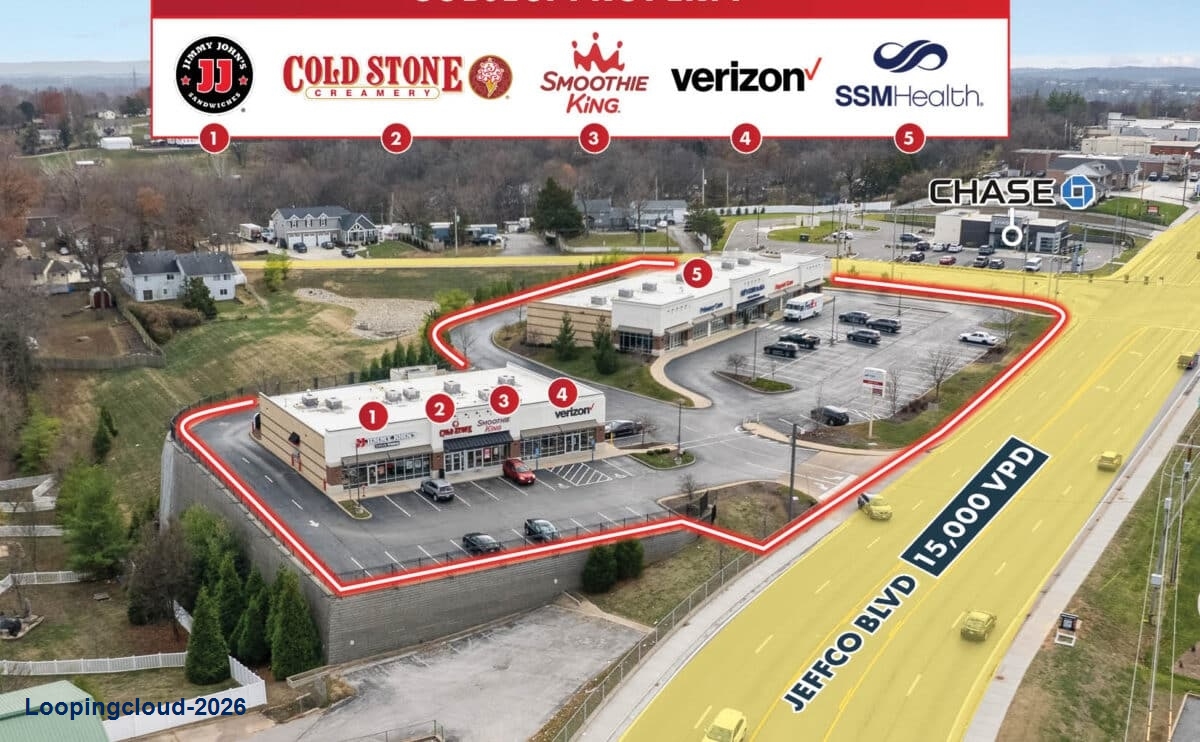 Ridgecrest Crossing Shops in Arnold Missouri 63010