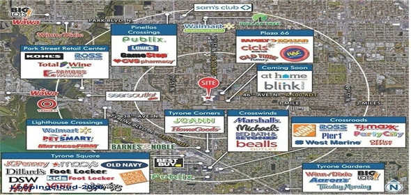 4600 66th Street North Saint Petersburg Florida, 33709 | Pinellas Signalized Redevelopment Corner