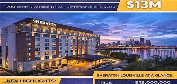 700 West Riverside Drive Jeffersonville Indiana, 47130 | SHERATON LOUISVILLE RIVERSIDE