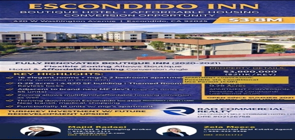 420 W Washington Avenue Escondido California, 92025 | ESCONDIDO INN