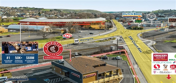 1701 SW Court Place Pendleton Oregon, 97801 | Chipotle | 2025 Building Conversion