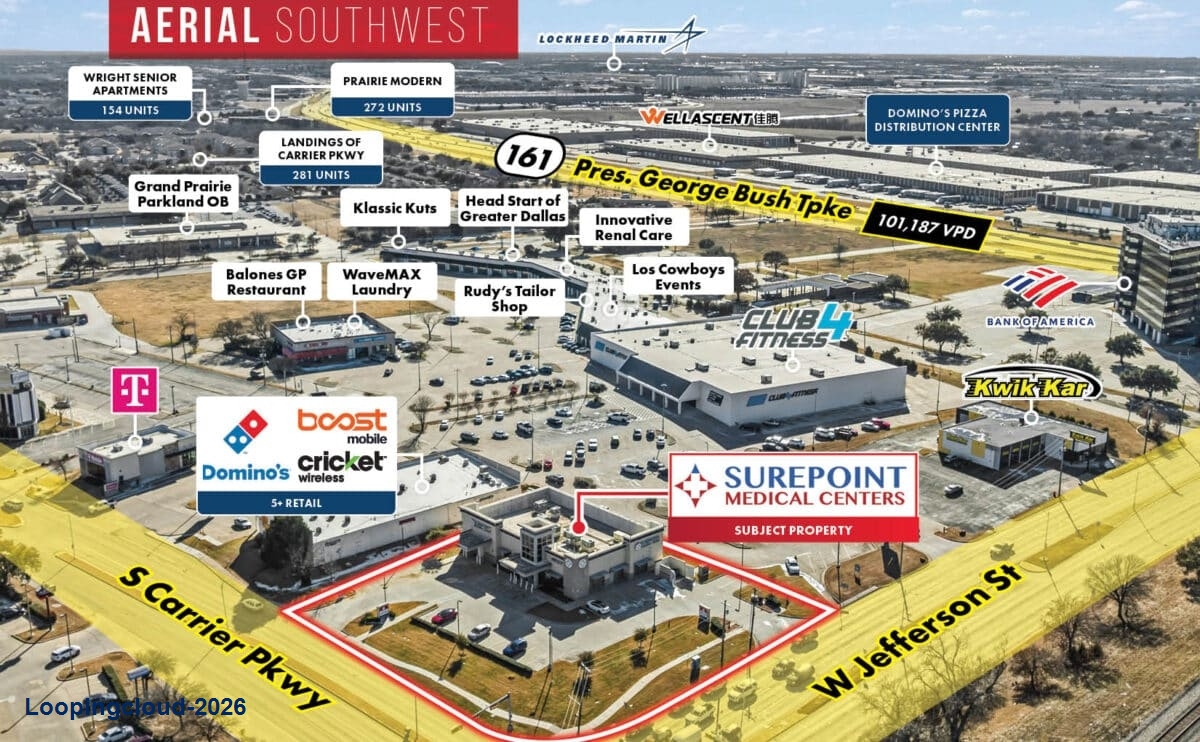 Surepoint ER | Abs. NNN Medical Investment | High Traffic DFW Location