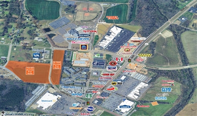 Exceptional 9.16 to 14.42-Acre Commercial Land Opportunity