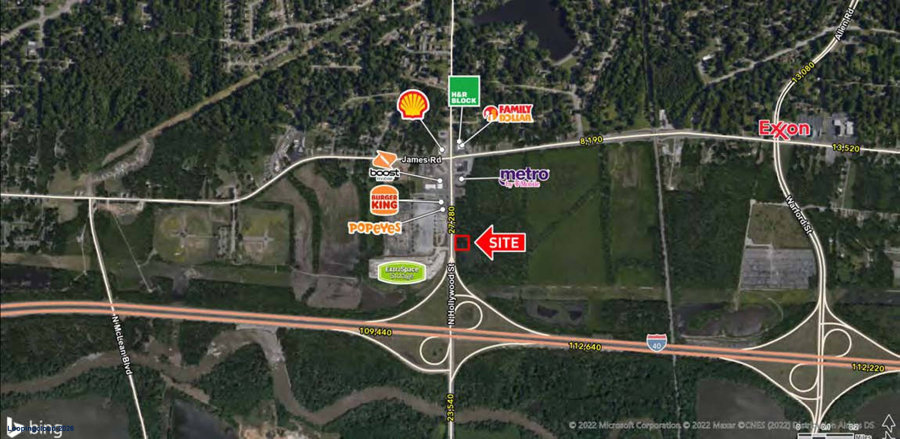 Prime 0.79-Acre Commercial Development Site: N. Hollywood St. at I-40