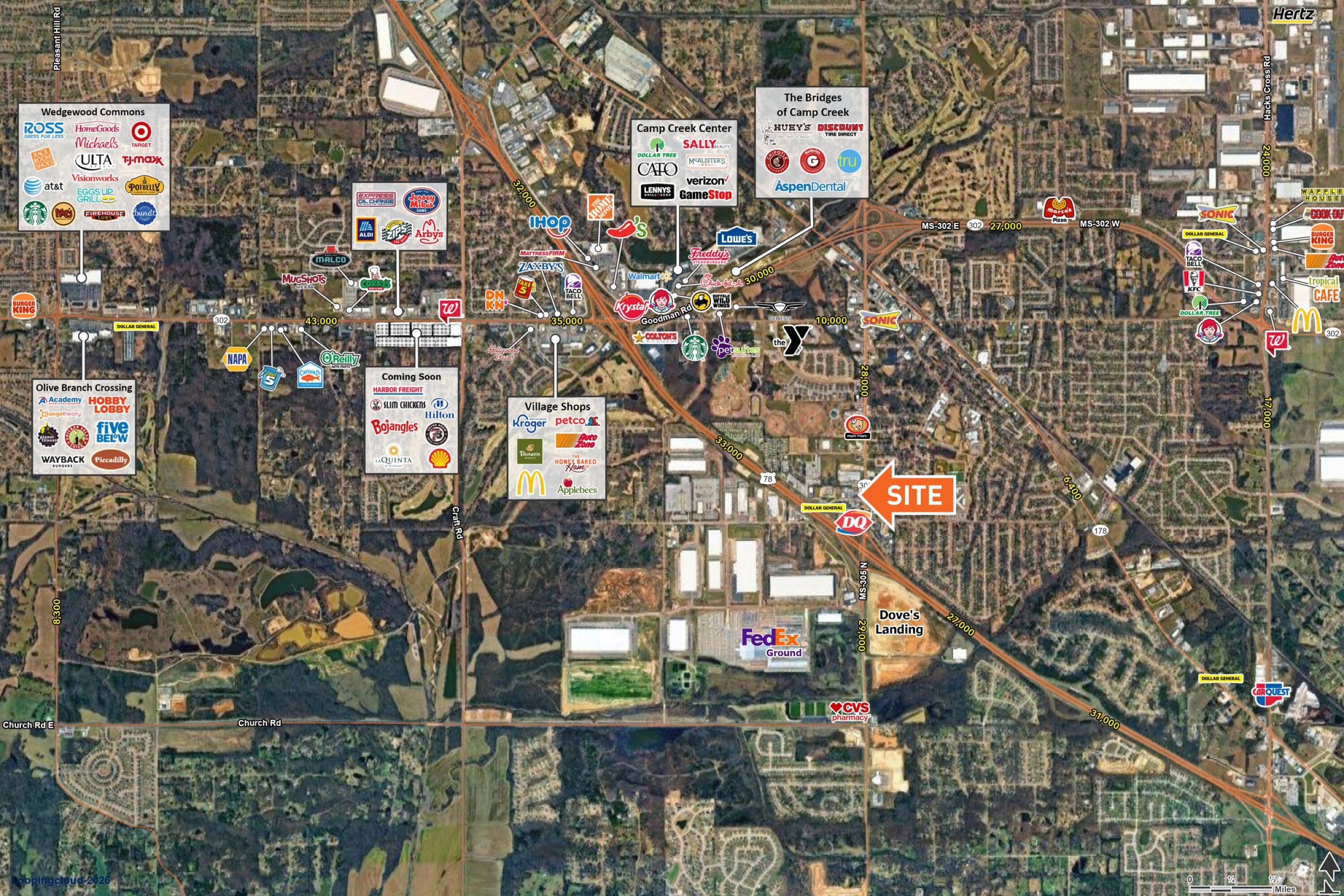 Premier Retail & Restaurant Space in Olive Branch, MS