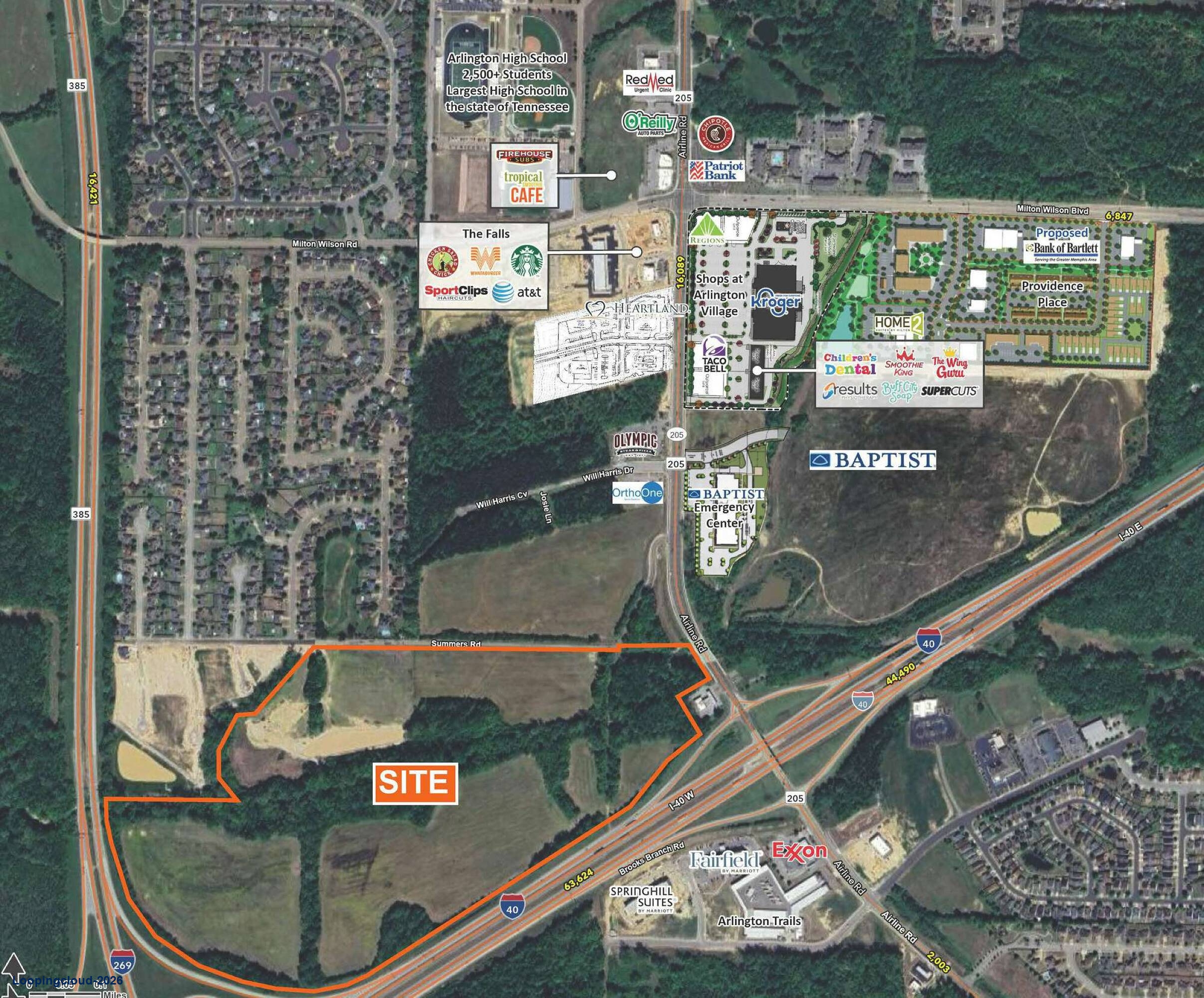 Hawthorne – 108.6 Acres in Arlington, TN