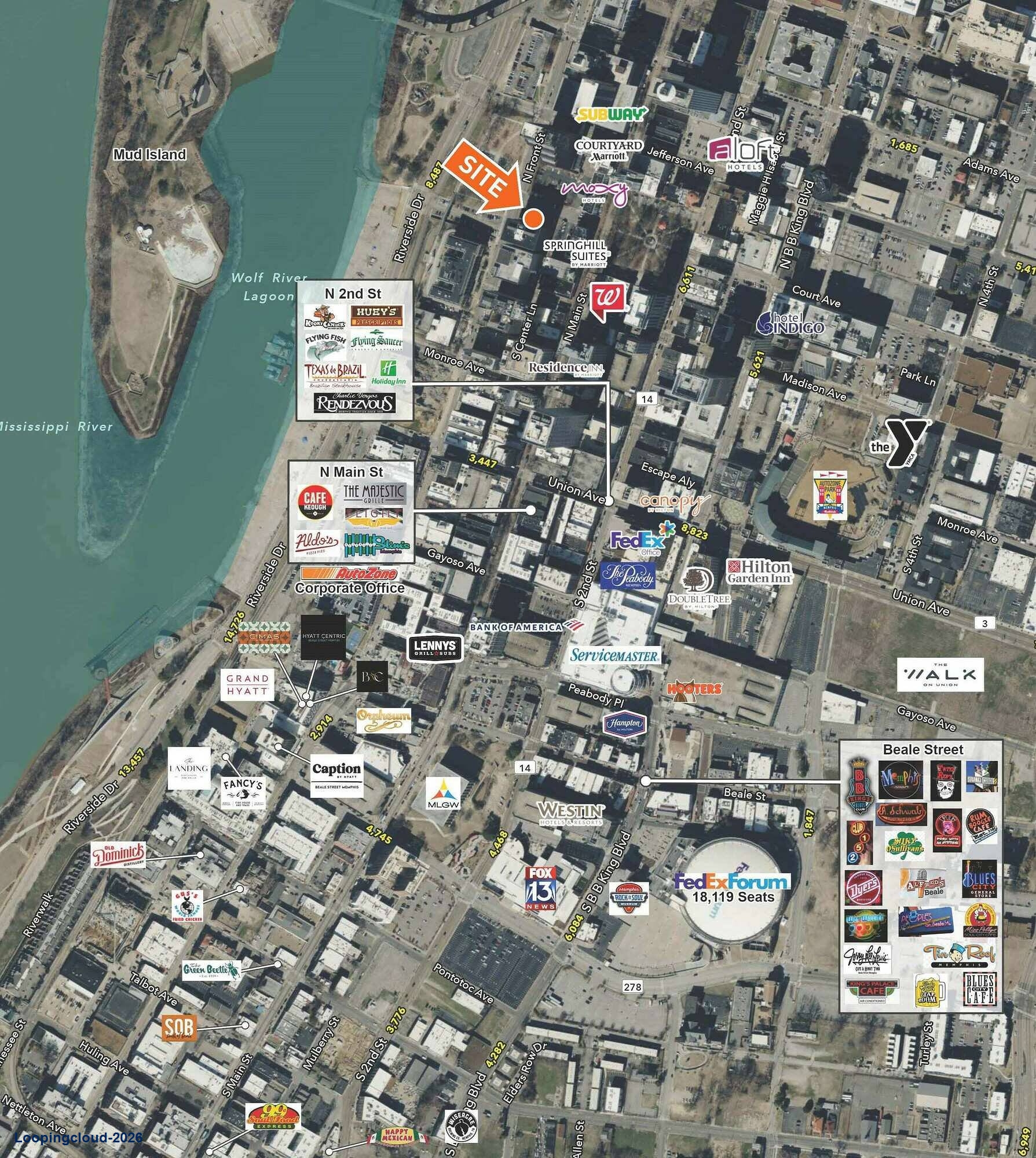 The Falls Building | 2,200 SF in Downtown Memphis