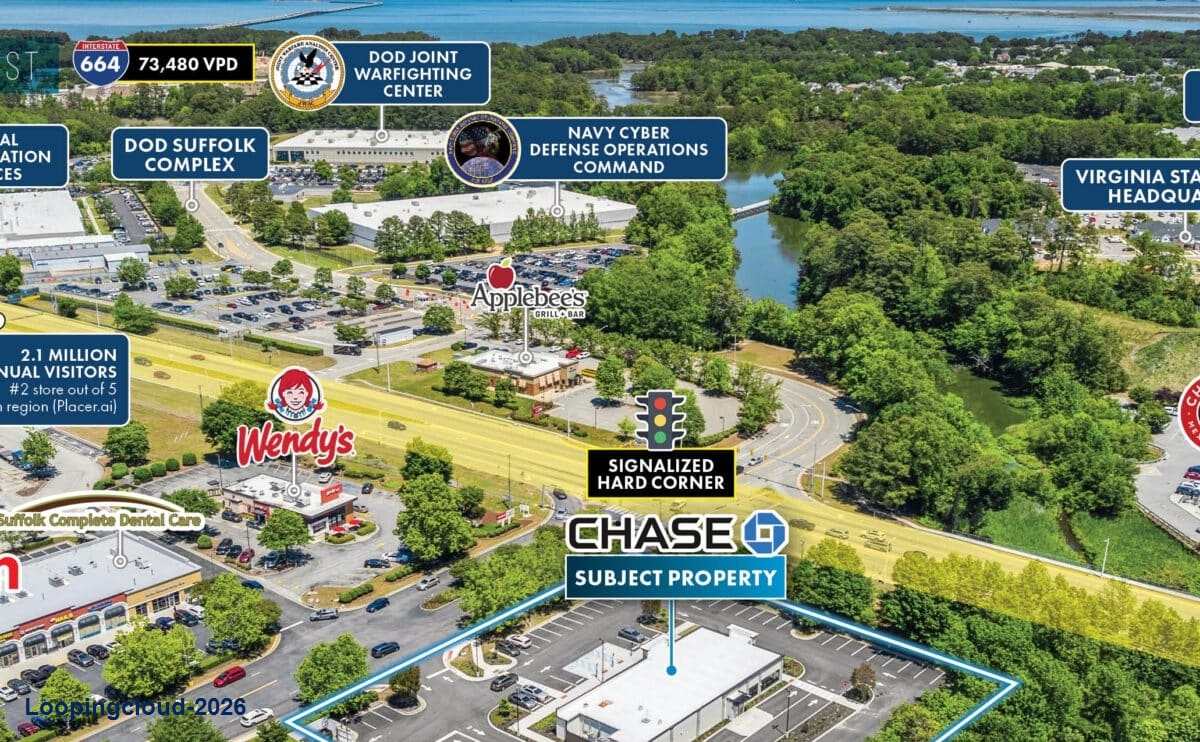 Chase Bank | 2025 Building Reconversion | 15-Yr Absolute NNN GL