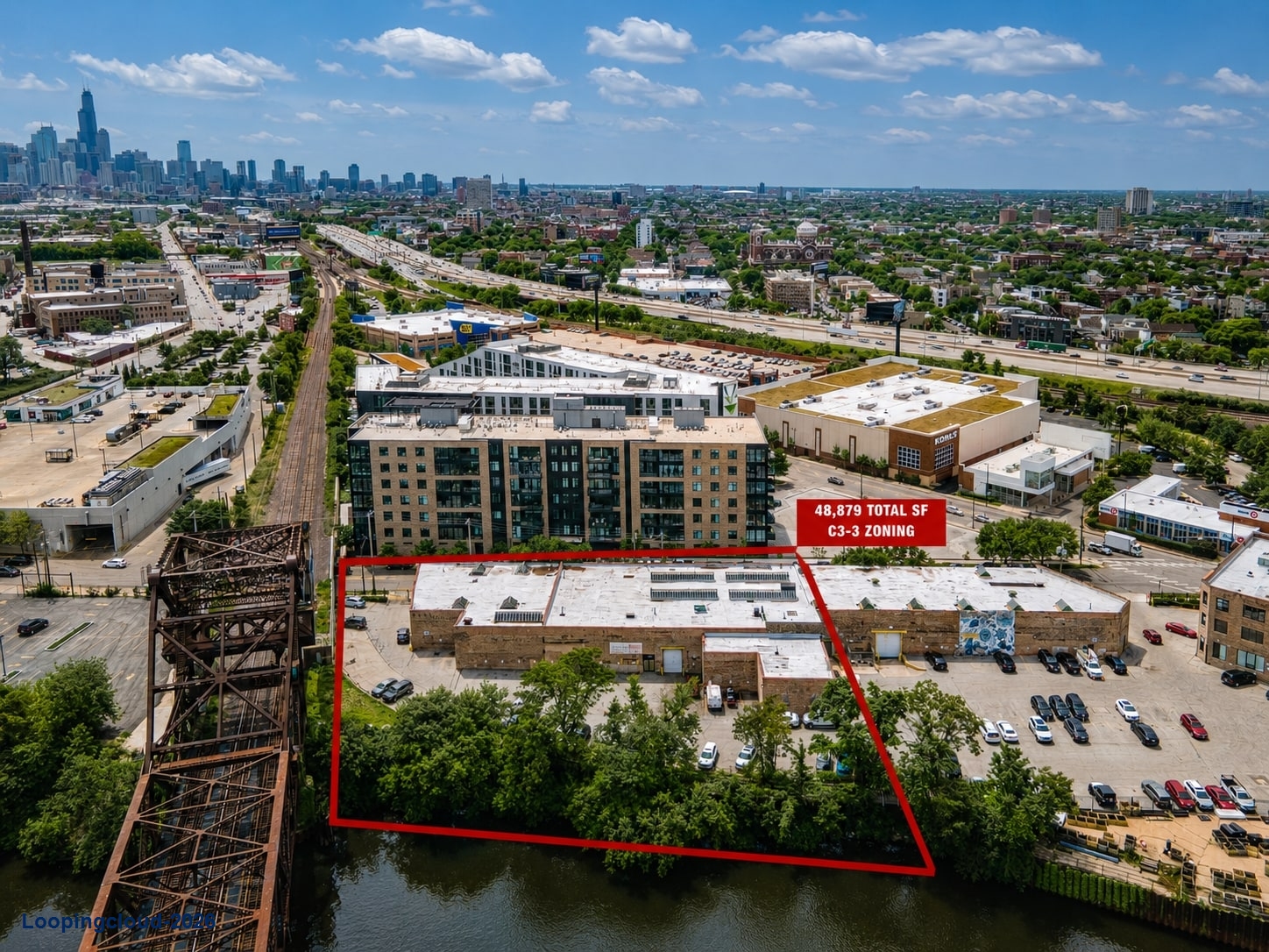 Premium Bucktown Redevelopment Site: 1.12-Acre Parcel in Chicago Offered at $6,950,000 | Strategic Development Opportunity on W Webster Ave