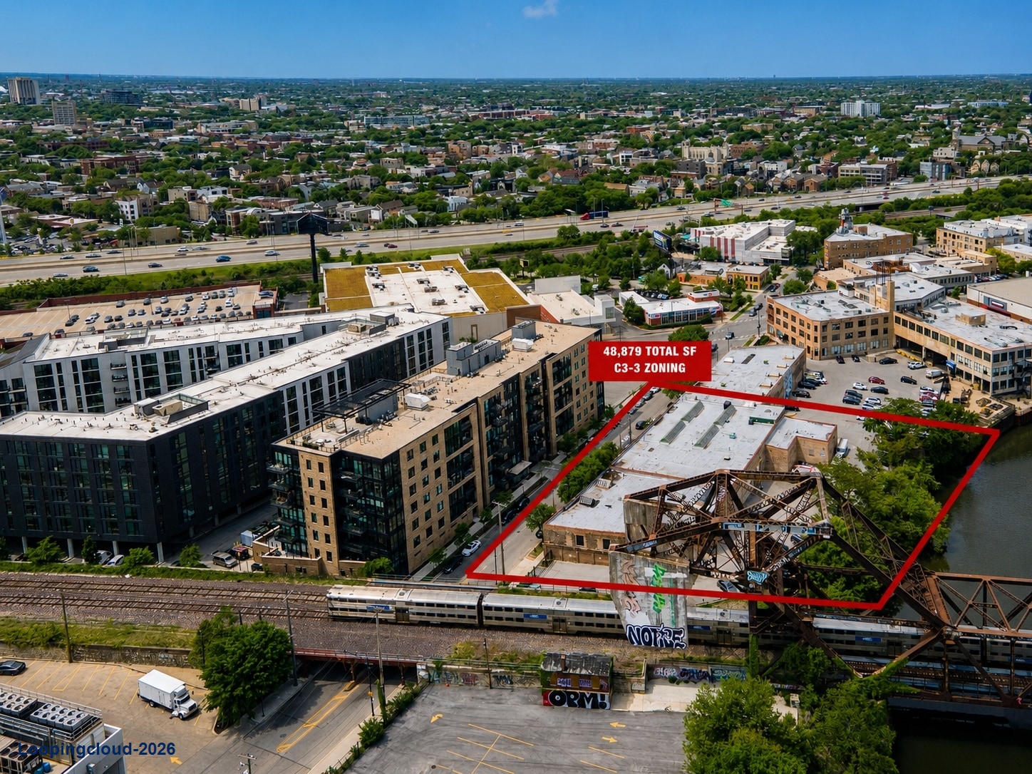 Premium Bucktown Redevelopment Site: 1.12-Acre Parcel in Chicago Offered at $6,950,000 | Strategic Development Opportunity on W Webster Ave