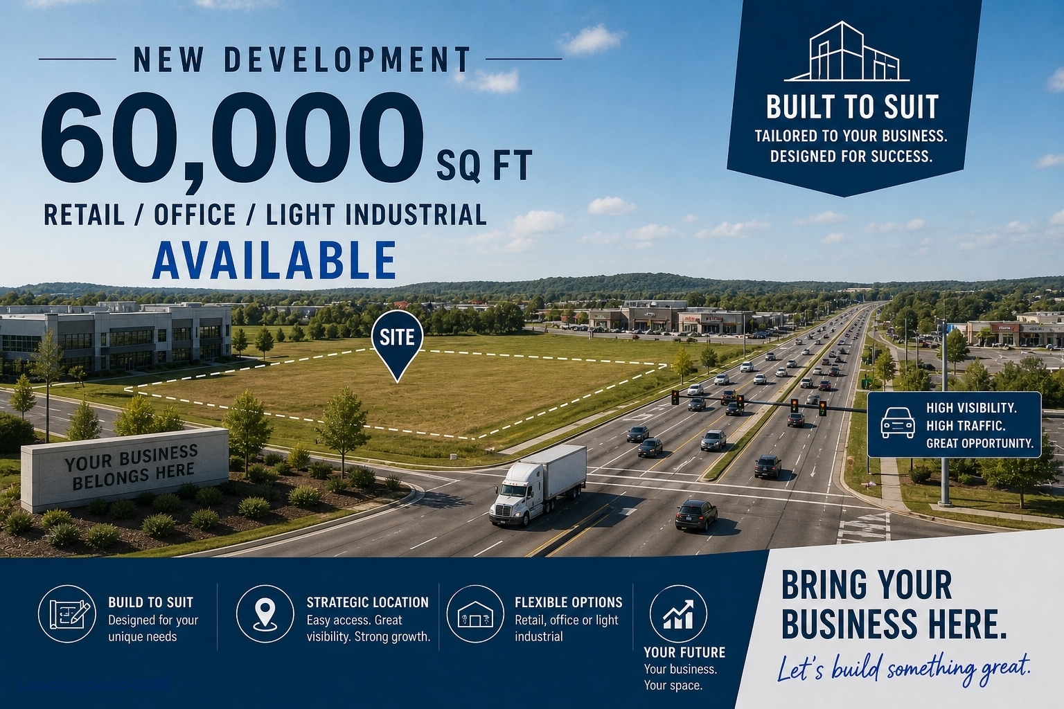 Premier Retail Hub in Bloomington: New Commercial Spaces from 5,000 to 60,000 SF IL 61705