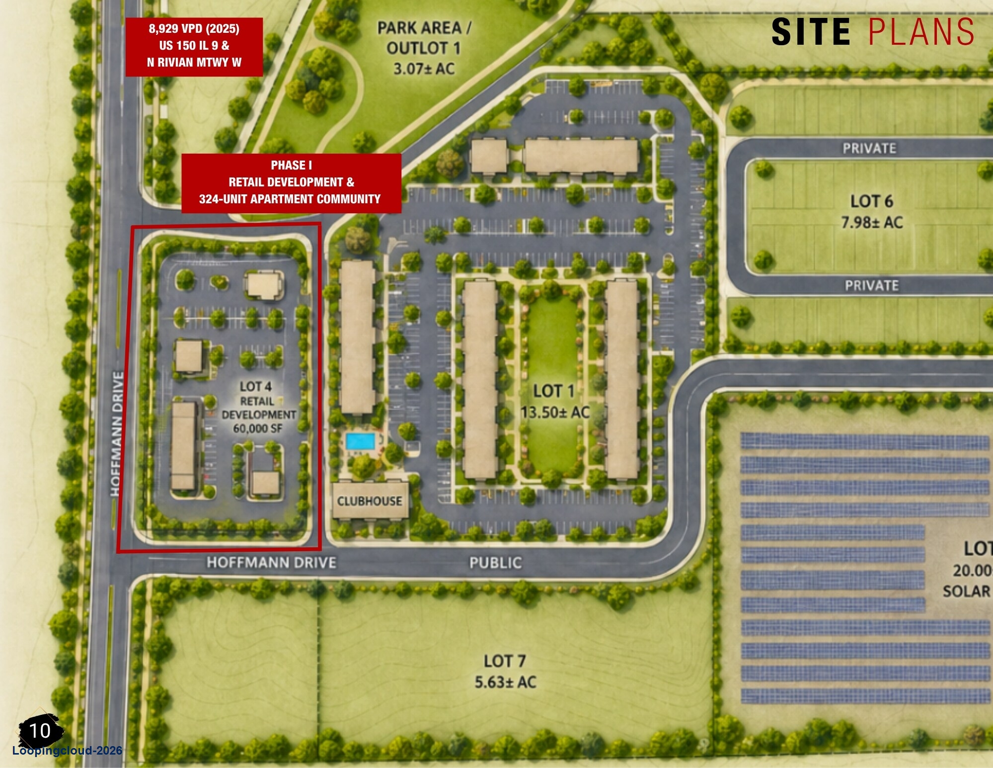 Premier Retail Hub in Bloomington: New Commercial Spaces from 5,000 to 60,000 SF IL 61705