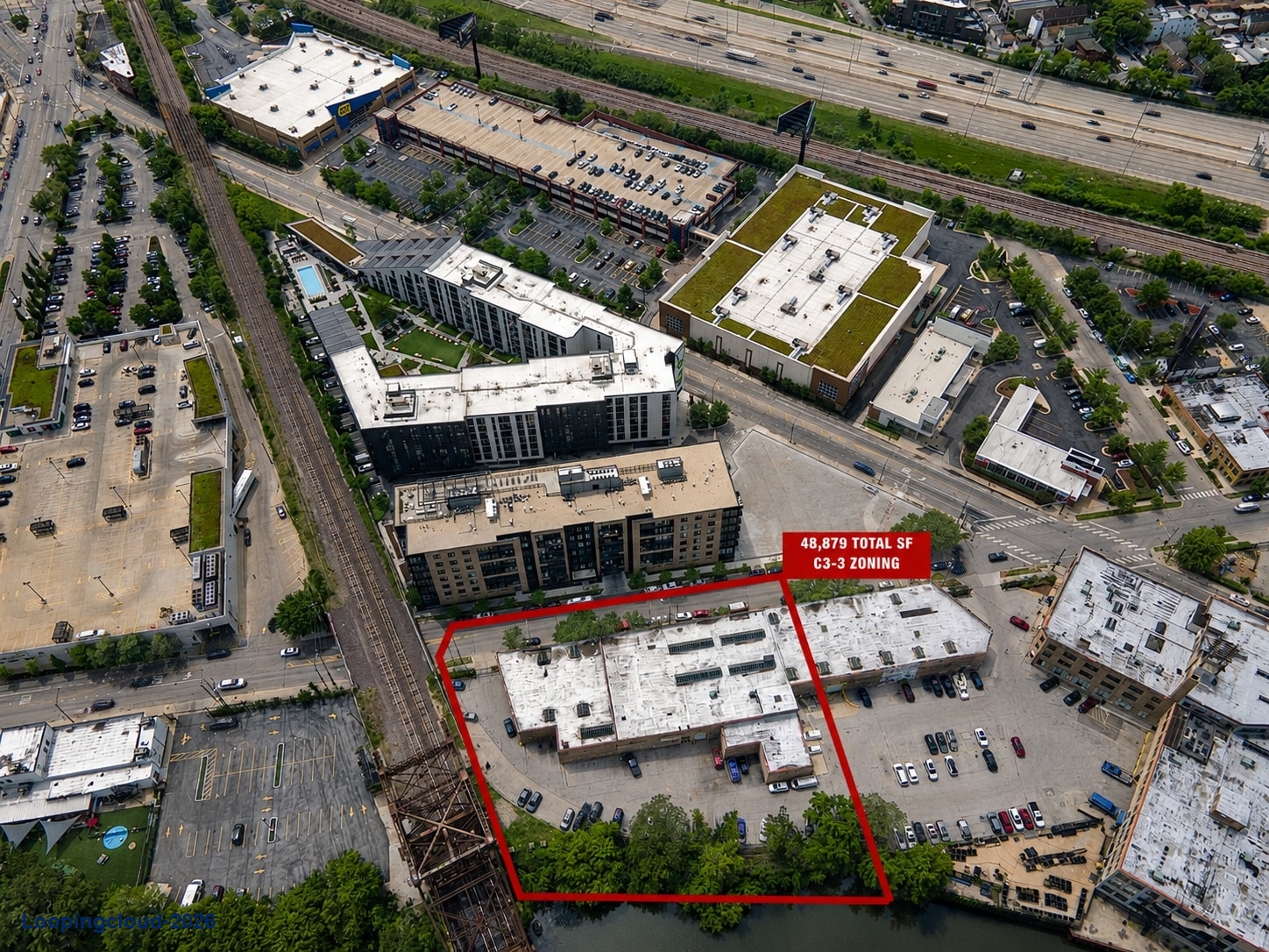 37,895 SF Chicago Flex Building at 1716-1746 W Webster Ave (44% Leased) Listed for $6,950,000 ($183.40/SF)
