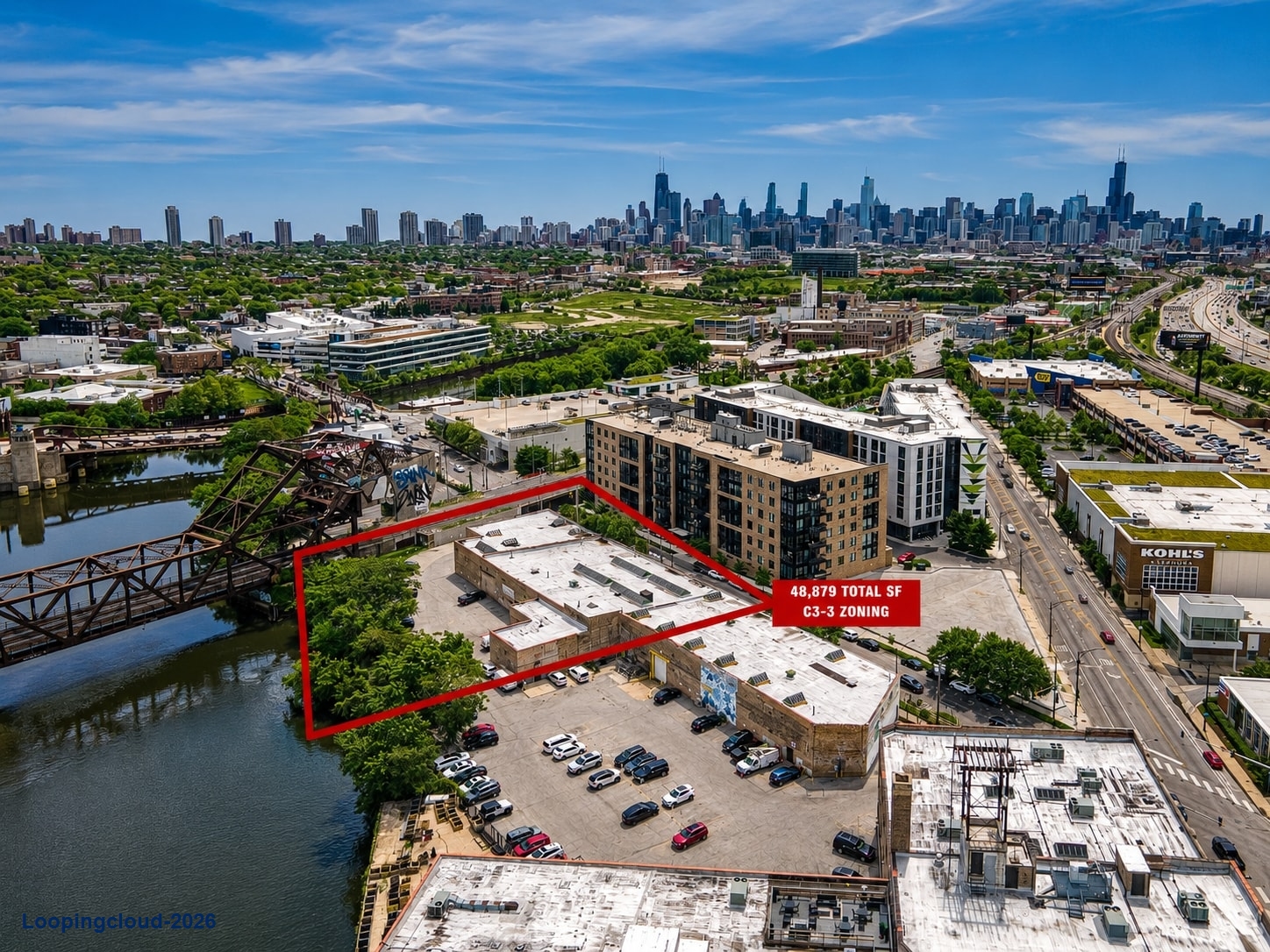 37,895 SF Chicago Flex Building at 1716-1746 W Webster Ave (44% Leased) Listed for $6,950,000 ($183.40/SF)