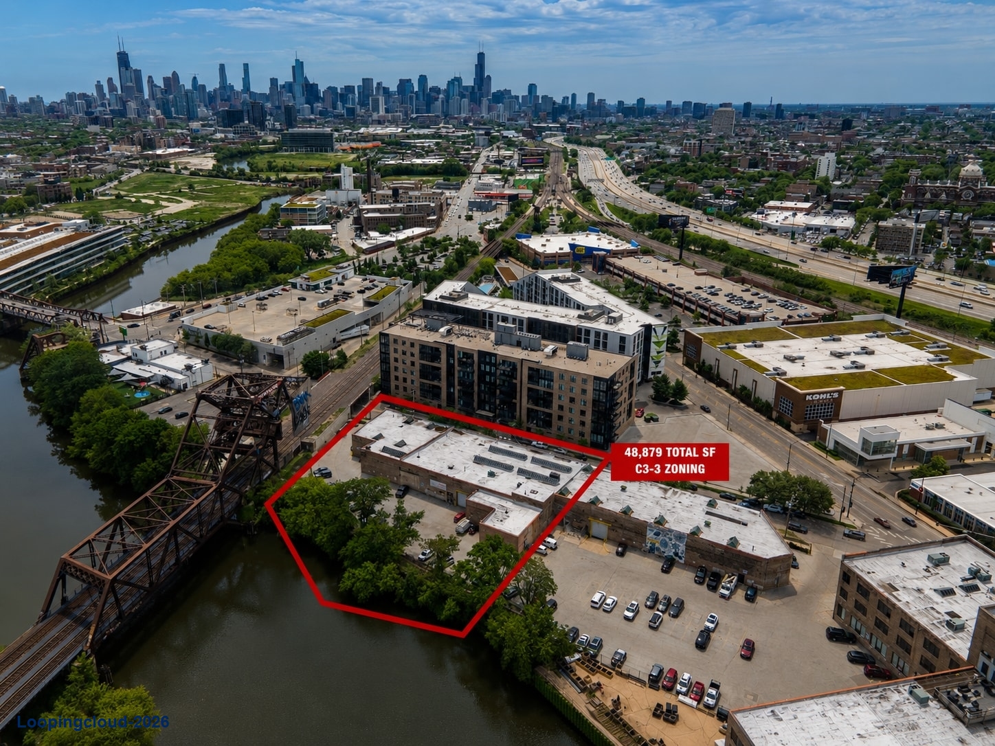 37,895 SF Chicago Flex Building at 1716-1746 W Webster Ave (44% Leased) Listed for $6,950,000 ($183.40/SF)