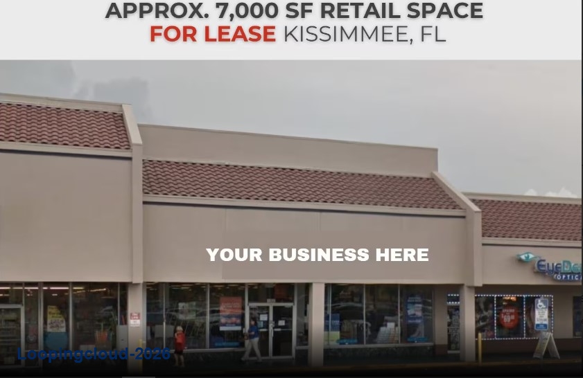 Prime Kissimmee Retail Space for Lease | 1,200 – 8,200 SF at 1330 N John Young Pkwy