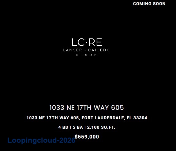 Single family house for sale at 1033 NE 17TH Way 605, Fort Lauderdale, FL 33304
