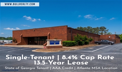 13-Year Lease | State of Georgia Tenant - AAA Credit | Atlanta MSA Location