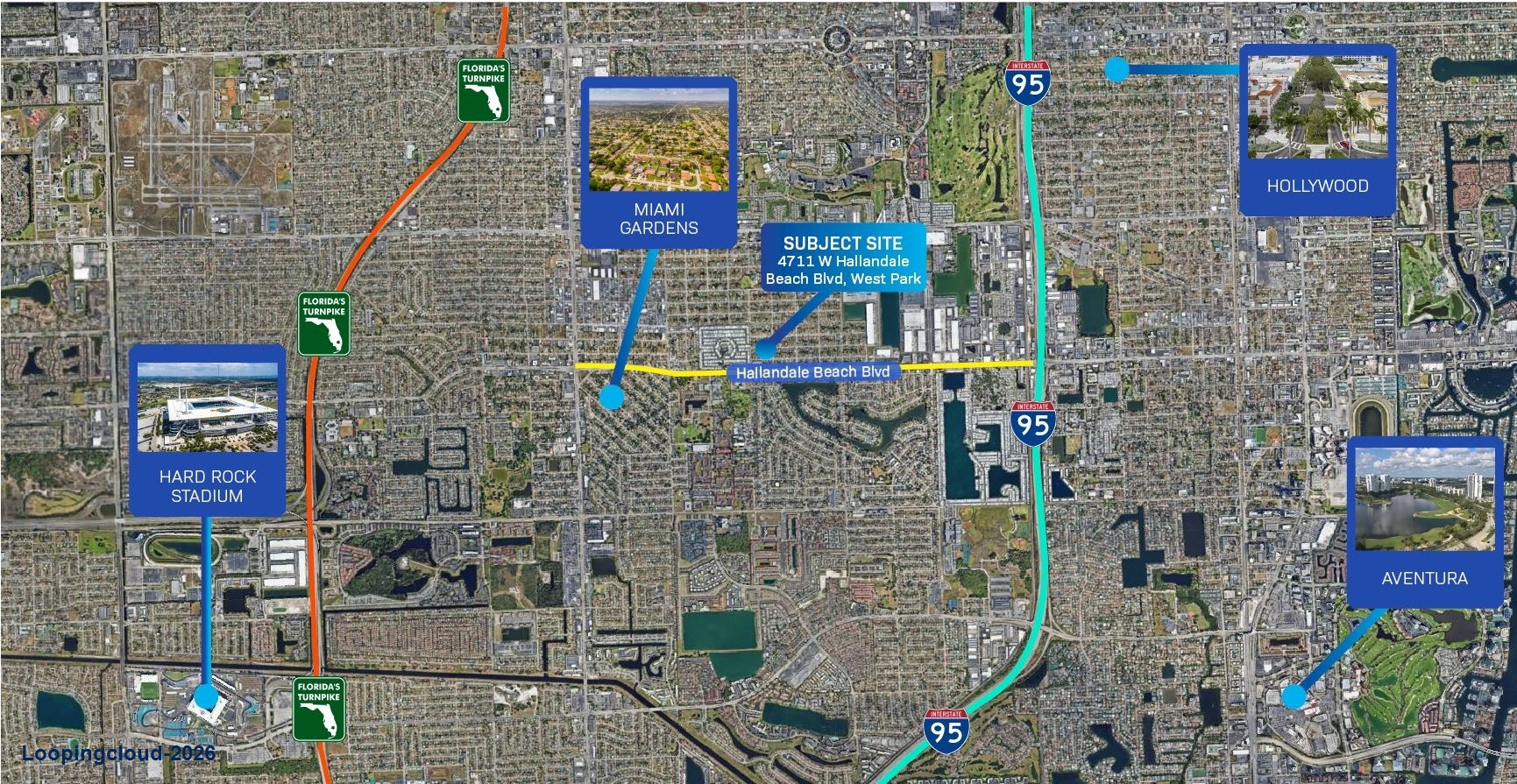 Warehouse for lease at 4711 W Hallandale Beach Blvd, West Park FL