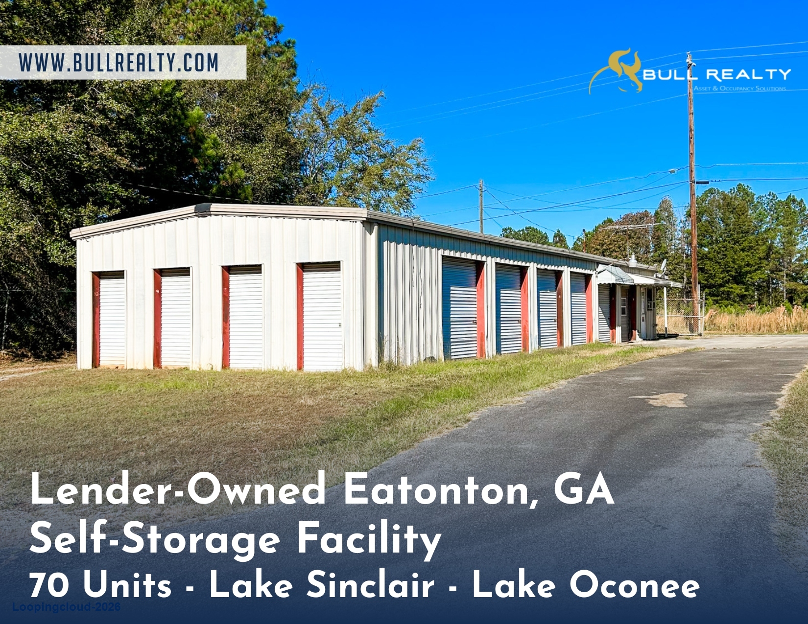 Lender-Owned Self-Storage Facility 70 Units - Lake Sinclair - Lake Oconee