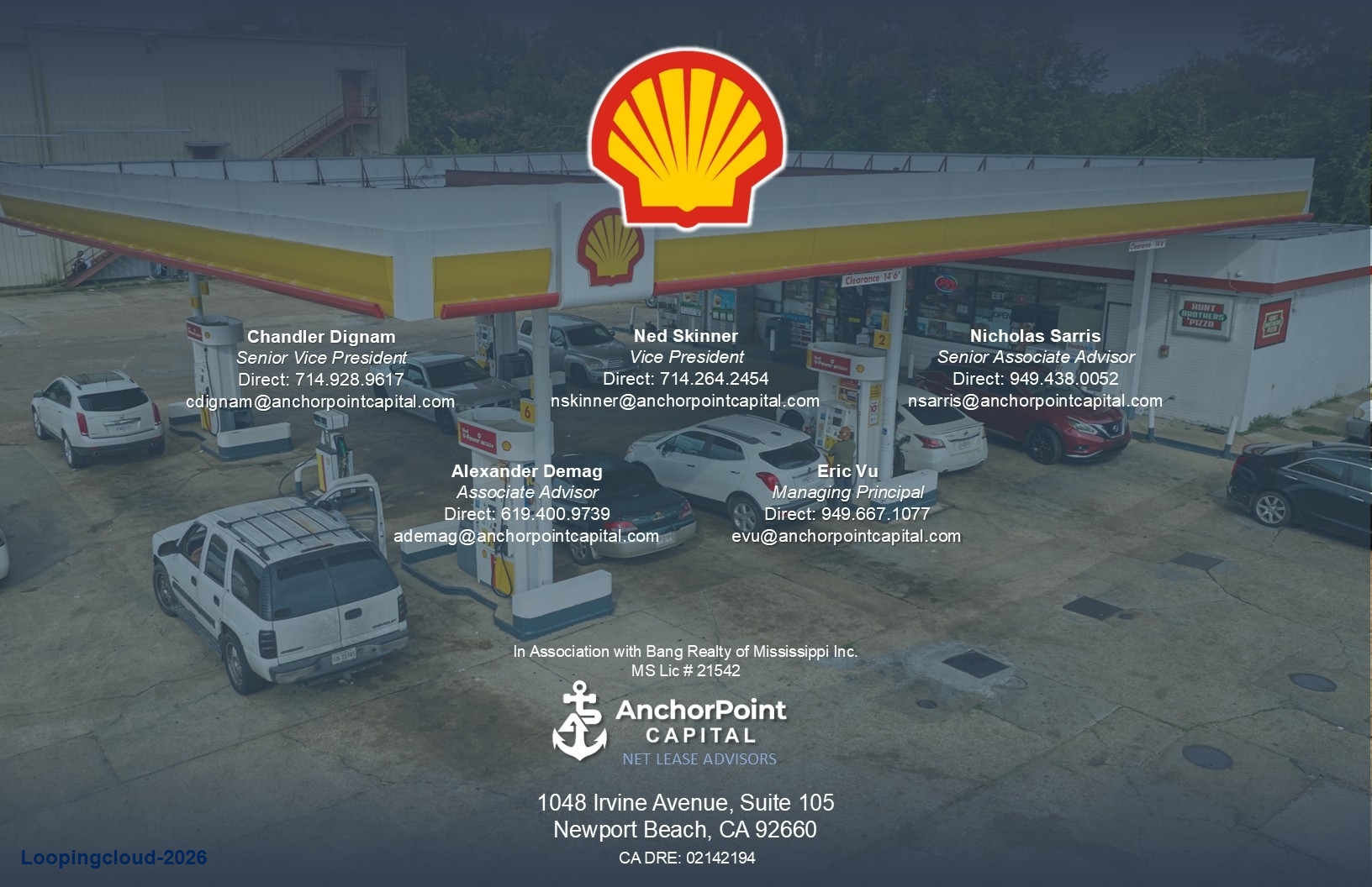Absolute NNN Shell Gas Station - Jackson, MS