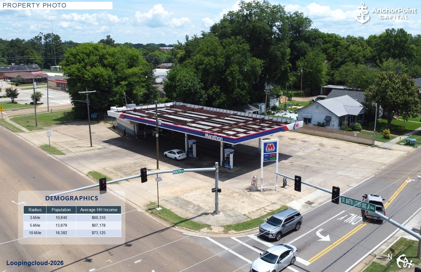 Marathon Gas Station - Grenada, MS