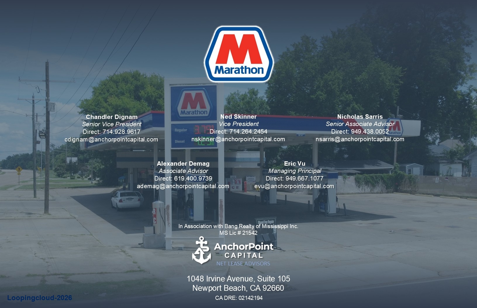 Marathon Gas Station - Grenada, MS