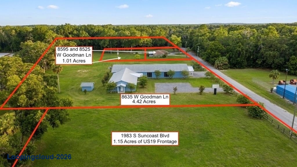 Seller Financing | 6.58-Acre / 8,180 SF on US-19 | Sale or Lease