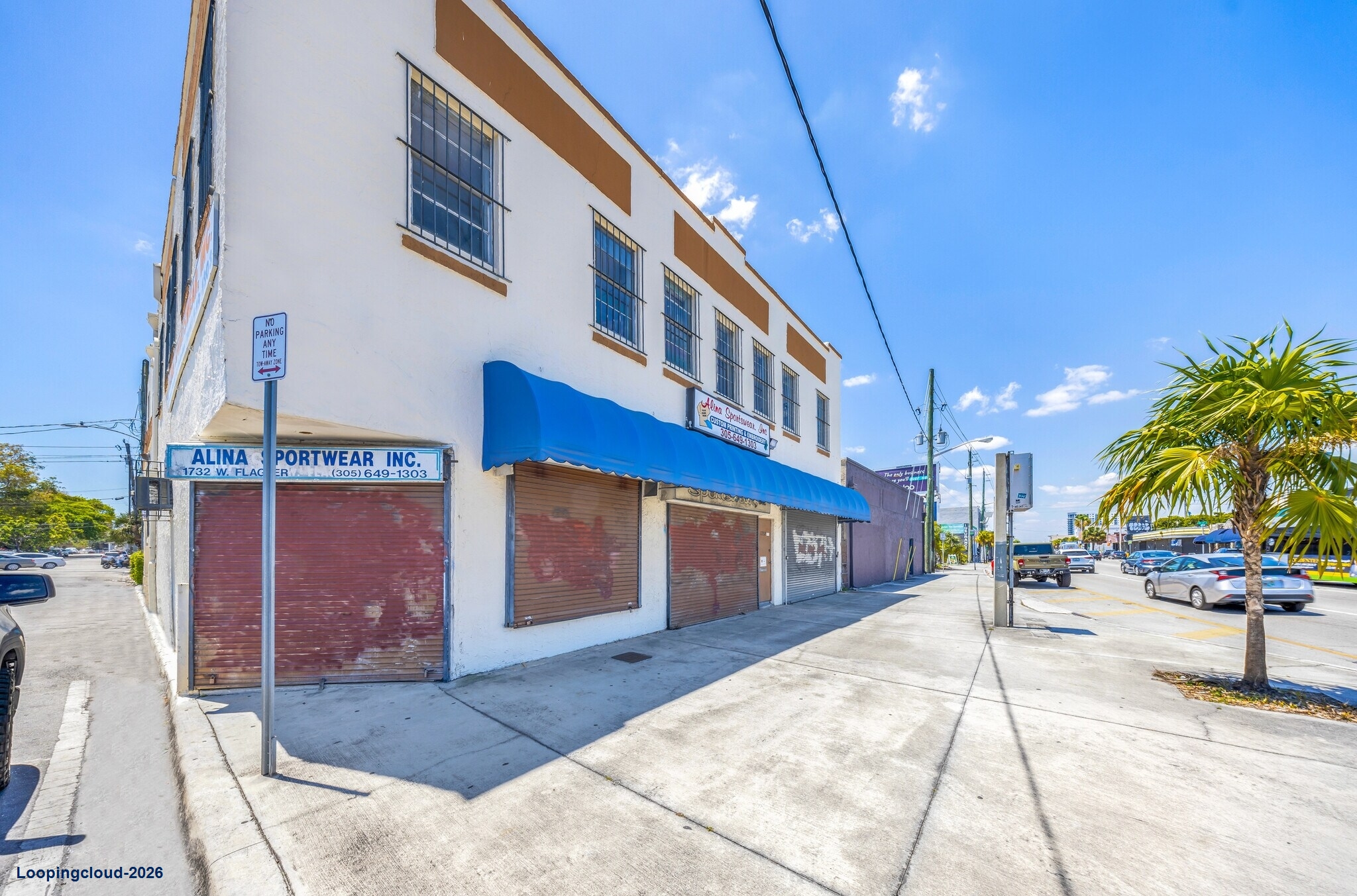 Prime Hard Corner Retail and Office Building for Lease in Little Havana, Miami FL 33135