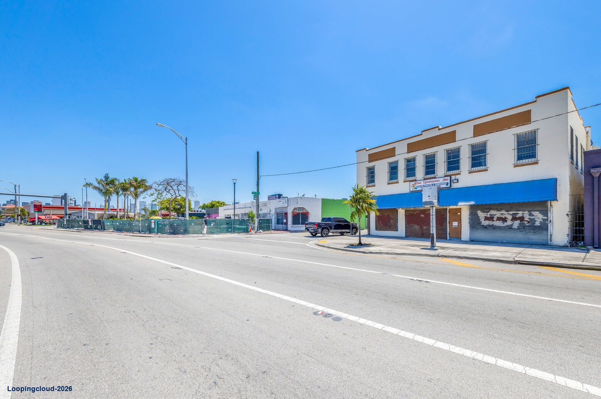 Prime Hard Corner Retail and Office Building for Lease in Little Havana, Miami FL 33135