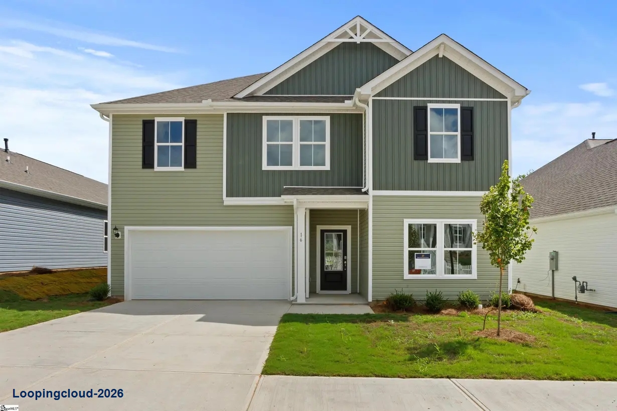 Spacious 5-Bedroom New Construction Home for Sale at 16 Red Bank Road, Simpsonville, SC