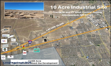 Industrial Land for Sale in Albuquerque, NM | Central & 122nd Industrial Hub
