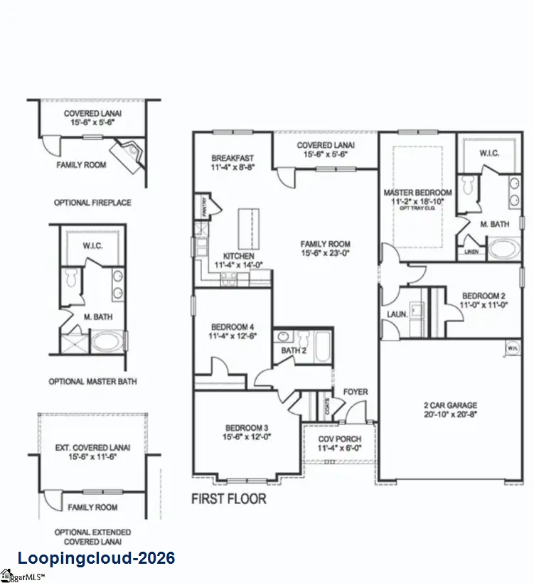 211 Glencliff Way, Simpsonville, SC 29680 | Harrison Valley Ranch Home