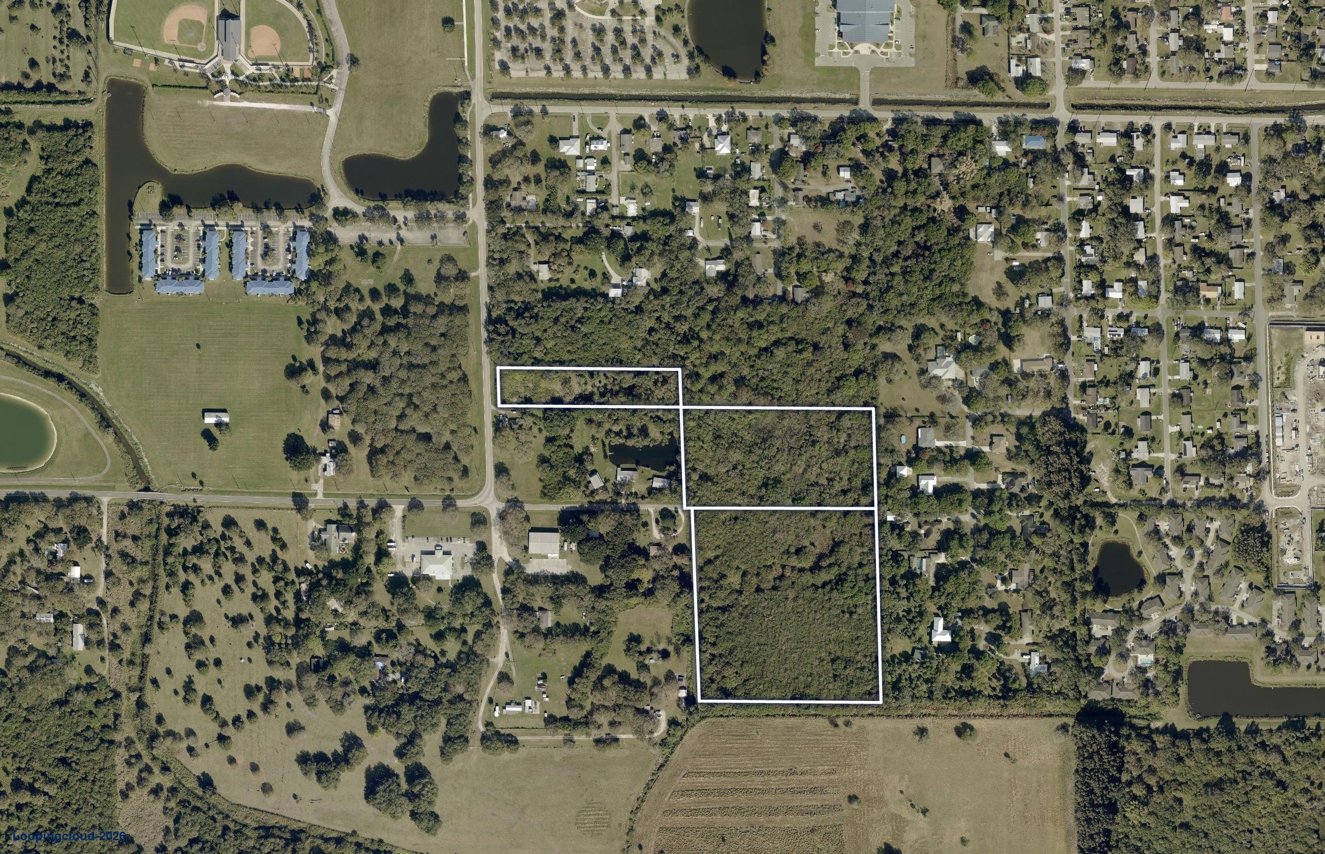 16.6 Acres Prime Residential Land for Sale in Fort Pierce, FL | 3-Folio Assemblage Near IRSC Massey Campus