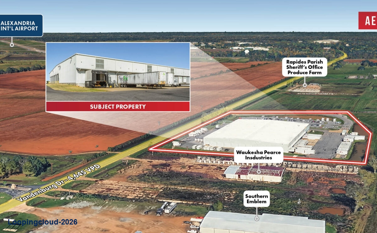 FedEx Ground Distribution Facility for Sale | Alexandria, LA ($10.47M, 6.25% Cap)